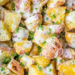 Baked Cheesy Ranch Potatoes (Just 4 Ingredients!) @natashaskitchen