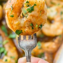 Baked Honey Cajun Shrimp. Easy & SO addictive! Great over potatoes, rice or pasta. @natashaskitchen