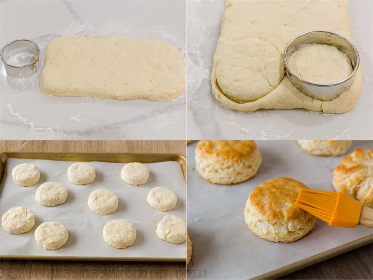 This is the only Biscuit Recipe you will need. Homemade Biscuits are super soft and these are quick and easy to make with just 6 ingredients. how to cut out biscuits and bake