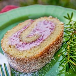 This raspberry roulade even easier than making the full cake - and the raspberry frosting; SCRUMPTIOUS!! The base is a Russian sponge cake called biskvit.