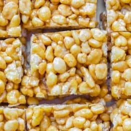 Caramel Corn Pops Treats - Kids love this dessert!! All you need is 3 ingredients and 10 minutes. | NatashasKitchen.com
