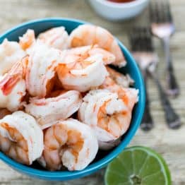 Learn how to make your own boiled shrimp at home! It takes just minutes to make and boiled shrimp can be use for any recipe that calls for cooked shrimp.