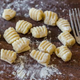 Gnocchi formed