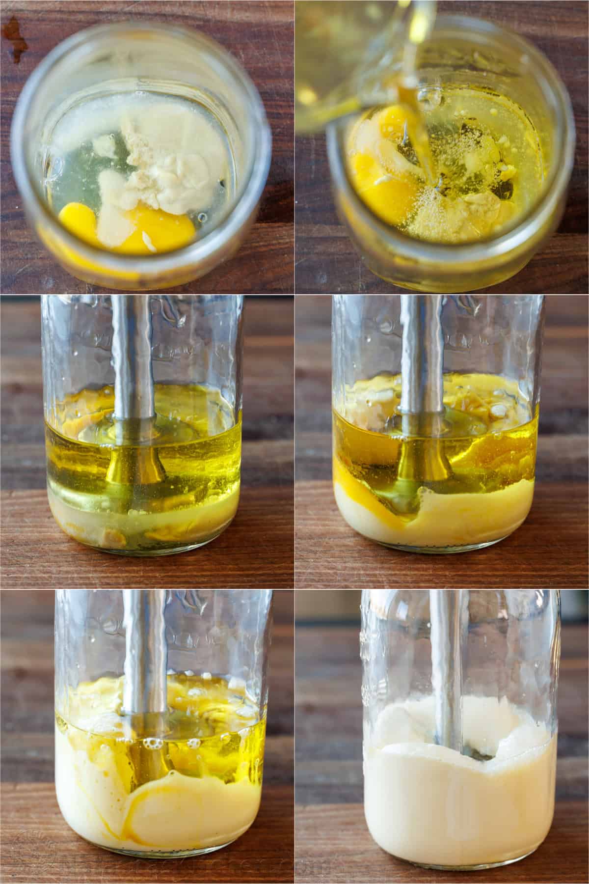 Replace store-bought mayo with your own creamy, delicious homemade mayonnaise—simple, fresh, and perfect for for everything from sandwiches to salads and more! Step by step photos showing how to make Homemade Mayonnaise with an immersion blender