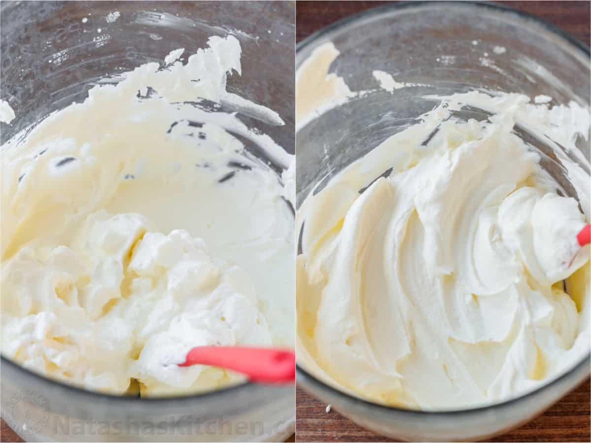 Make my Homemade Whipped Cream Recipe in less than 5 minutes with just 3 ingredients. Swap for Cool Whip for the best dessert dip or topping. How to fix overwhipped whip cream