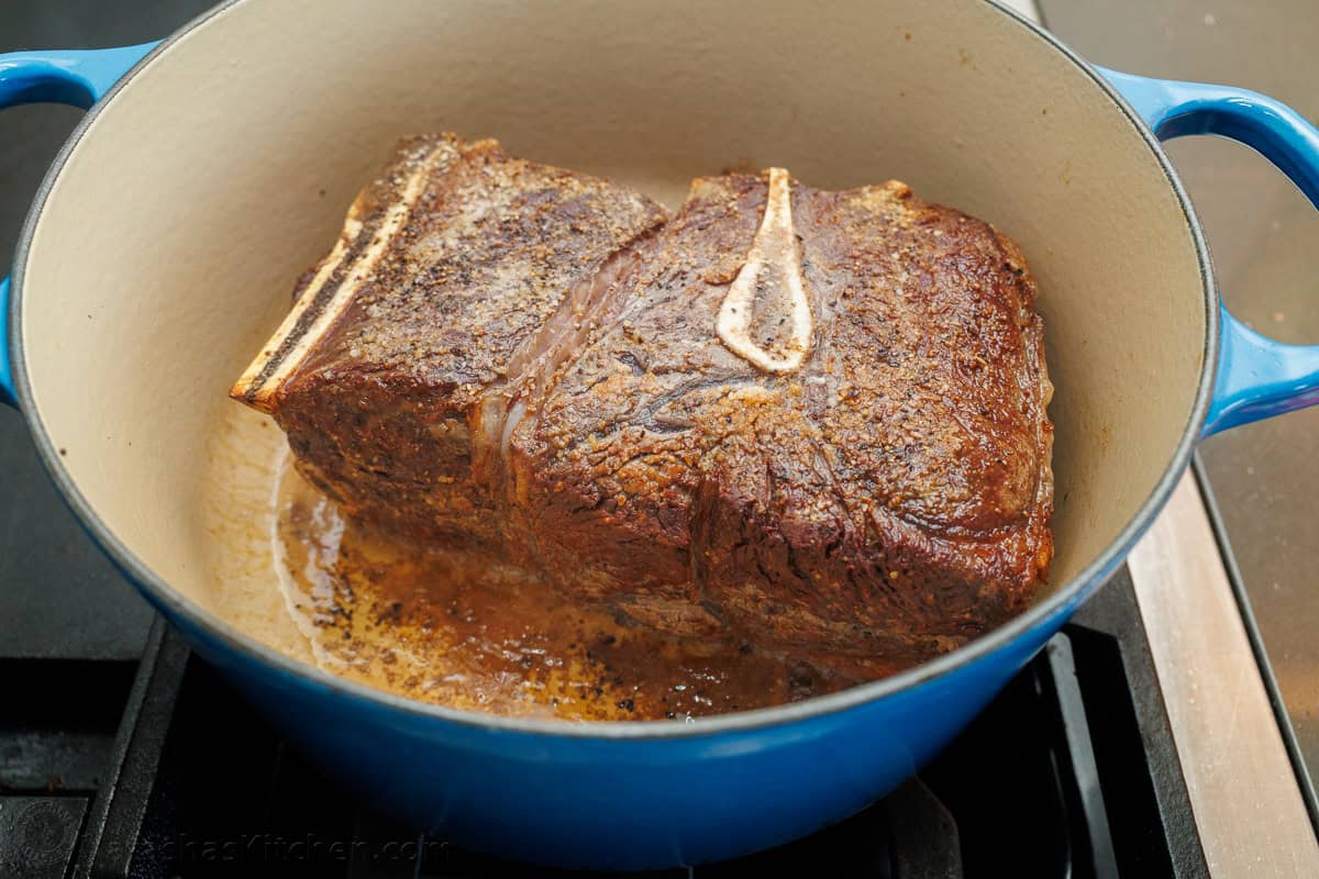 This is the best Pot Roast Recipe to get amazingly tender beef with a savory and satisfying sauce. It will become your go-to comfort recipe! How to sear chuck roast in the pot for the best pot roast recipe