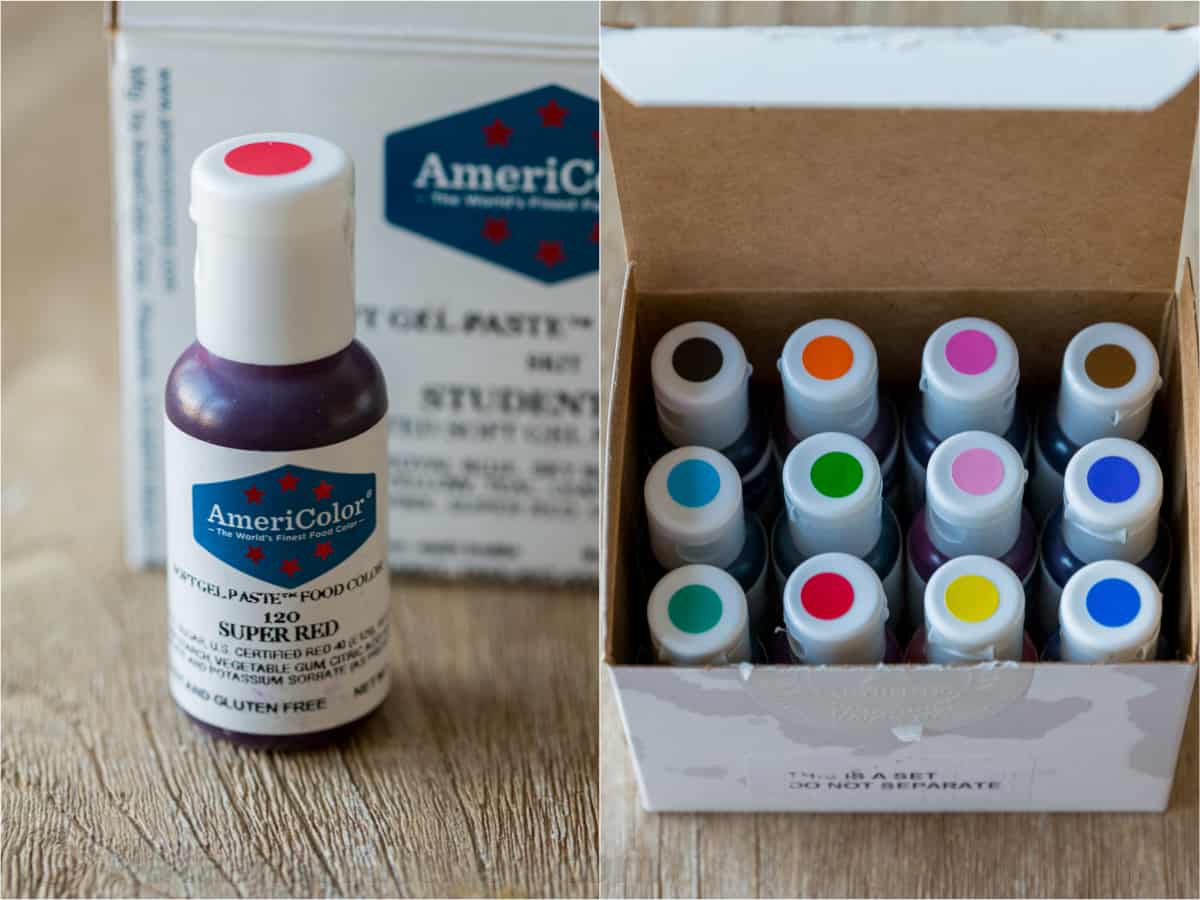 Gel food coloring for baking Red food coloring for baking cakes