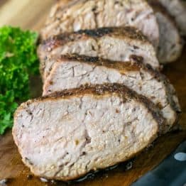 A tried and true, quick and easy method for roasted pork tenderloin. So juicy, tender & delicious! | NatashasKitchen.com