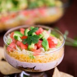 You can take this Taco salad dip to any party really. It's just an all-around-amazing dip; sort of like the 7-layer dip, but it holds it's own.